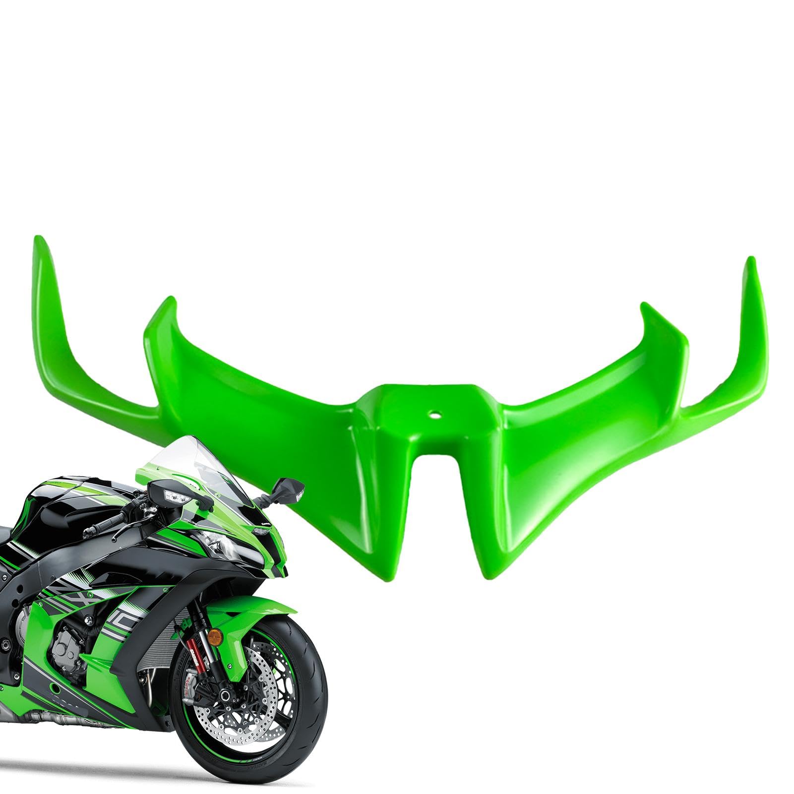 Kuxiptin Motorrad-Spoiler, aerodynamischer Kotflügel-Frontseitenspoiler und Verkleidungs-Winglets | Frontseitenspoiler, aerodynamischer Flügel, Flügelspoiler, dynamische Seitenspoiler, dekorativ von Kuxiptin