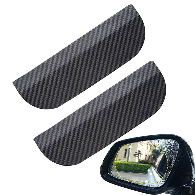 Kuxiptin Side Rain Guard - Rear View Rain Eyebrow - Rear View Eyebrow Car Rear View Rain, Waterproof Guard for Side Protection von Kuxiptin