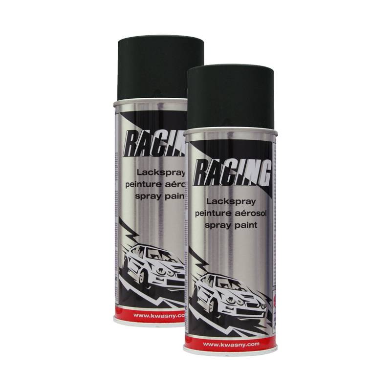 Kwasny 2X 288 061 Auto-K Racing Lackspray Schwarz Seidenglanz 400ml von Kwasny