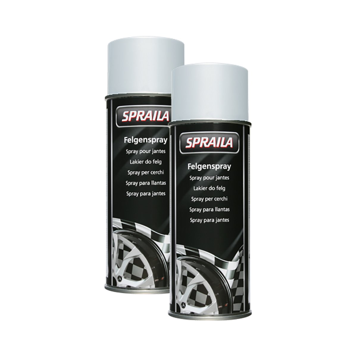 KWASNY Felgenspray Silber Lackspray 500Ml Spraydose Felgenlack Sprühlack 300 937 2X von Kwasny