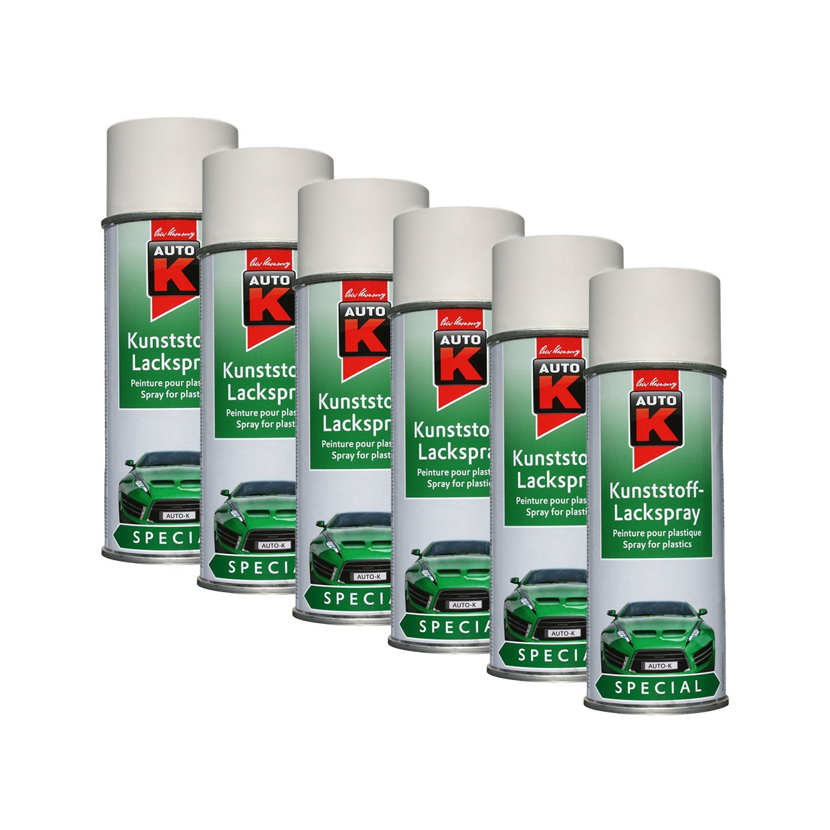 KWASNY Kunststoff-Lackspray Weiß 400Ml 233 094 Auto-K Special 6X von Kwasny