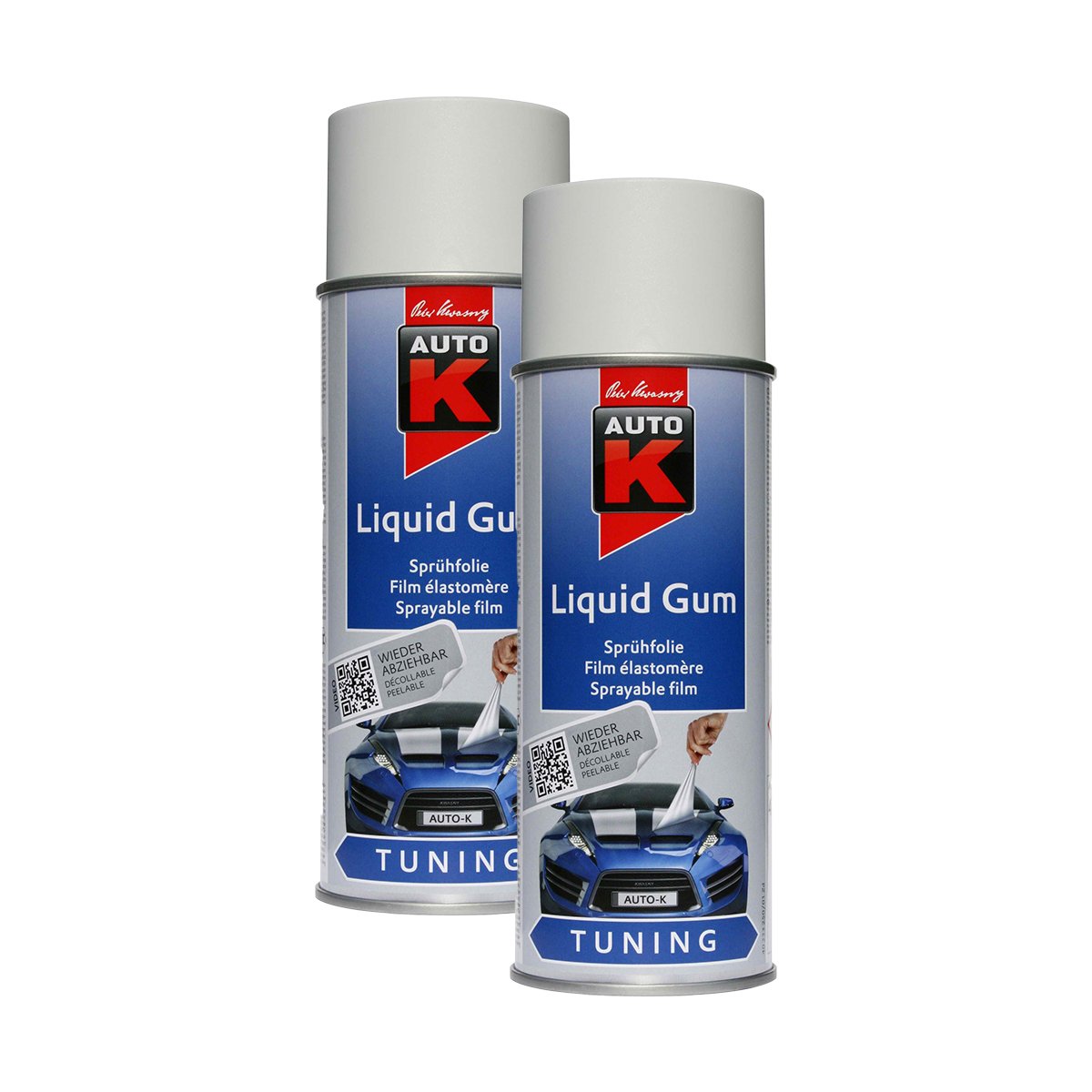 Kwasny 2X 233 251 Auto-K Tuning Liquid Gum Weiß Lackspray 400ml von Kwasny