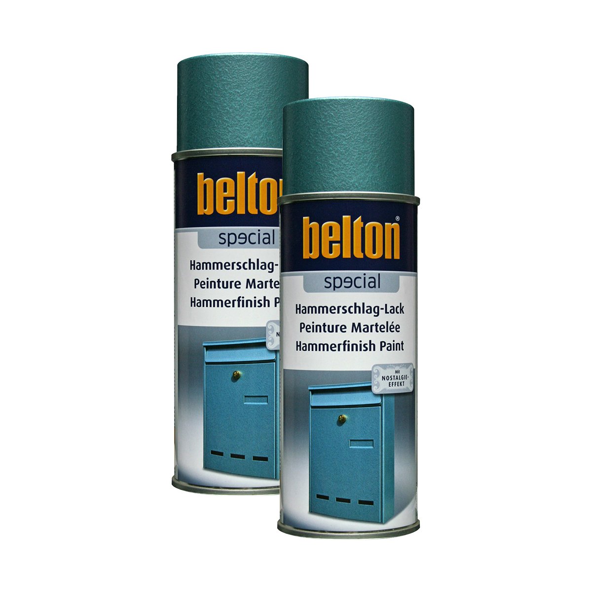 Kwasny 2X 323 004 Belton Special Hammerschlag-Lack blau 400ml von Kwasny