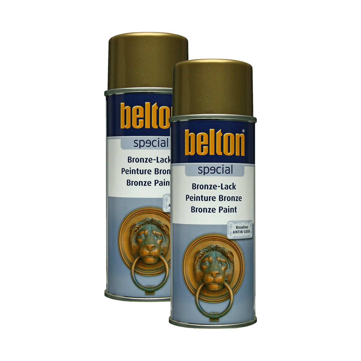 Kwasny 2X 323 153 Belton Special Bronze-Lack Gold 400ml von Kwasny