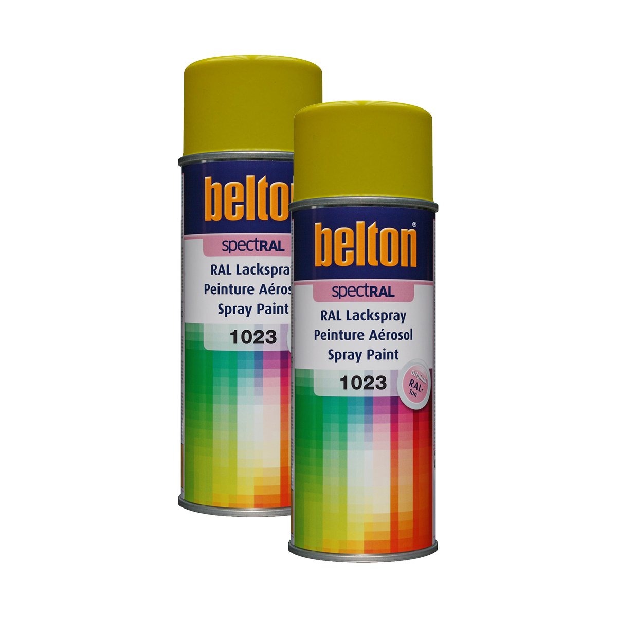 Kwasny 2X 324 020 Belton Spectral Lackspray RAL 1023 verkehrsgelb Hochglanz 400ml von Kwasny