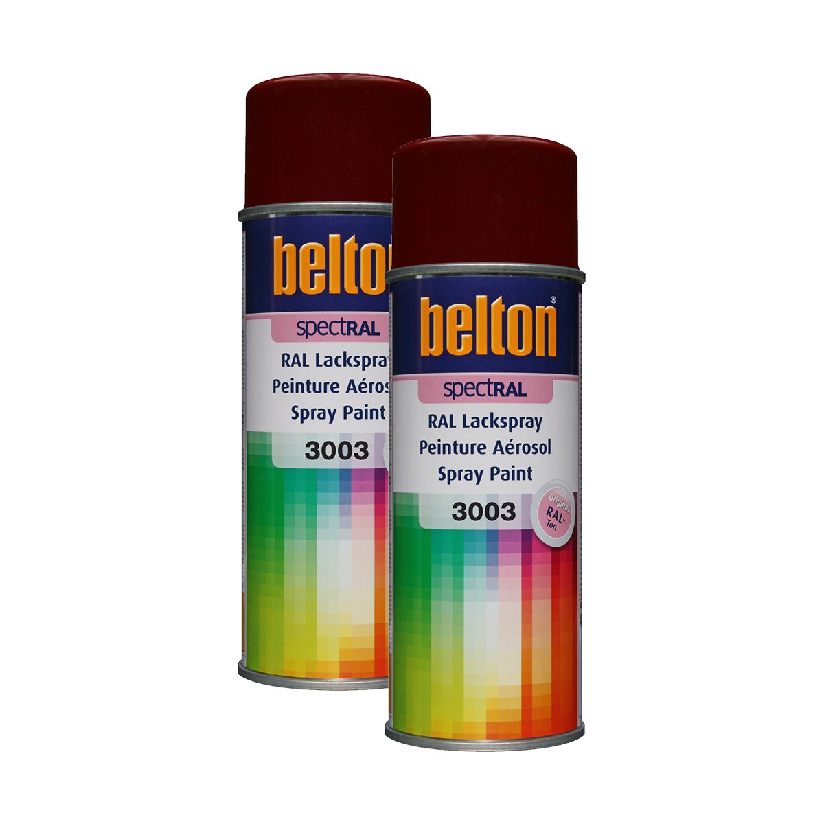 Kwasny 2X 324 043 Belton Spectral Lackspray RAL 3003 rubinrot Hochglanz 400ml von Kwasny