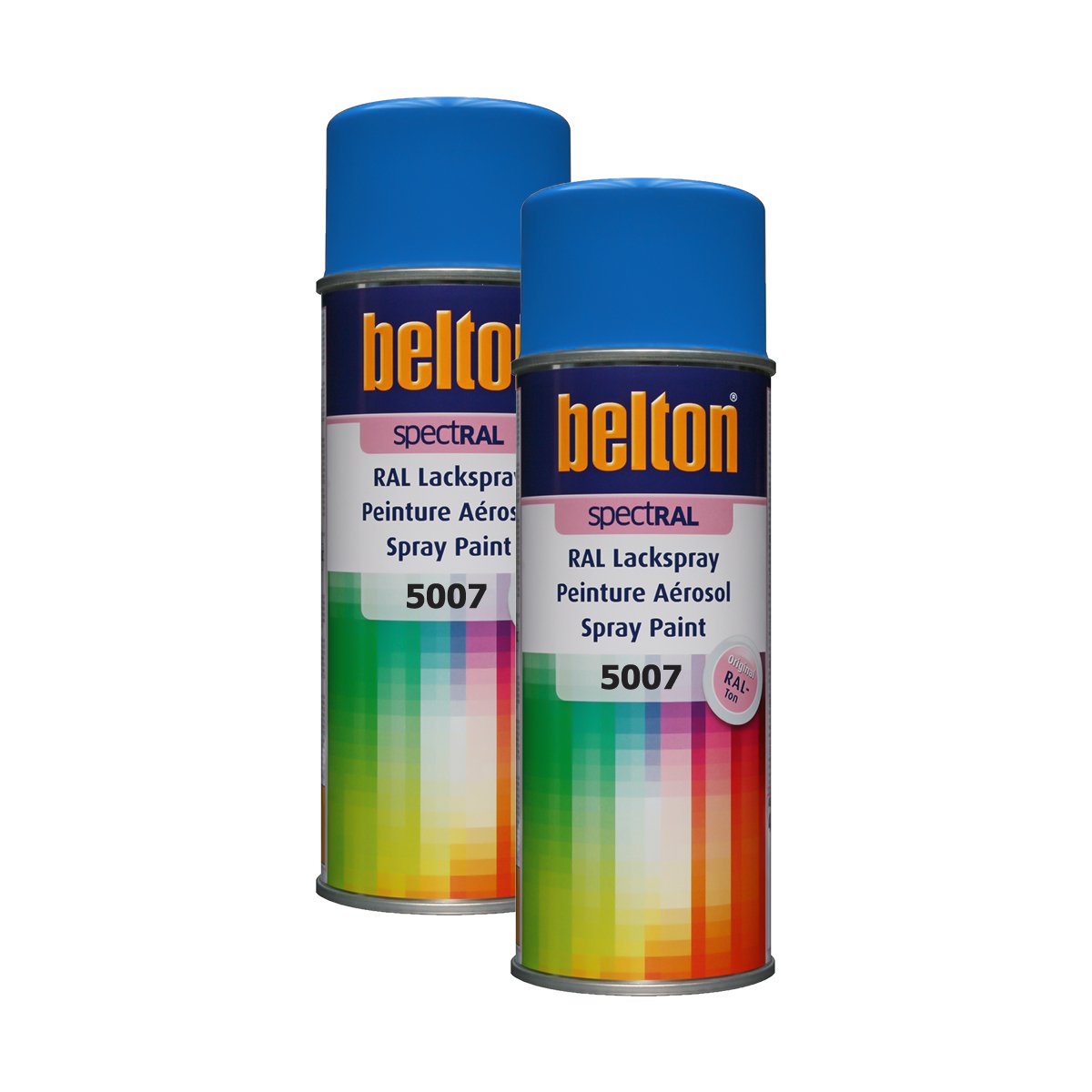 Kwasny 2X 324 078 Belton Spectral Lackspray RAL 5007 brillantblau Hochglanz 400ml von belton