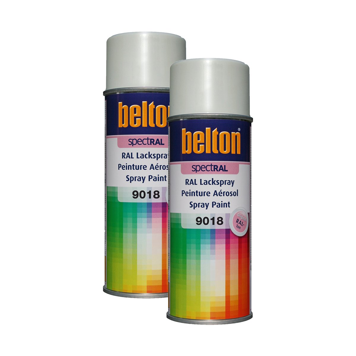 Kwasny 2X 324 194 Belton Spectral Lackspray RAL 9018 papyrusweiß Hochglanz 400ml von Kwasny