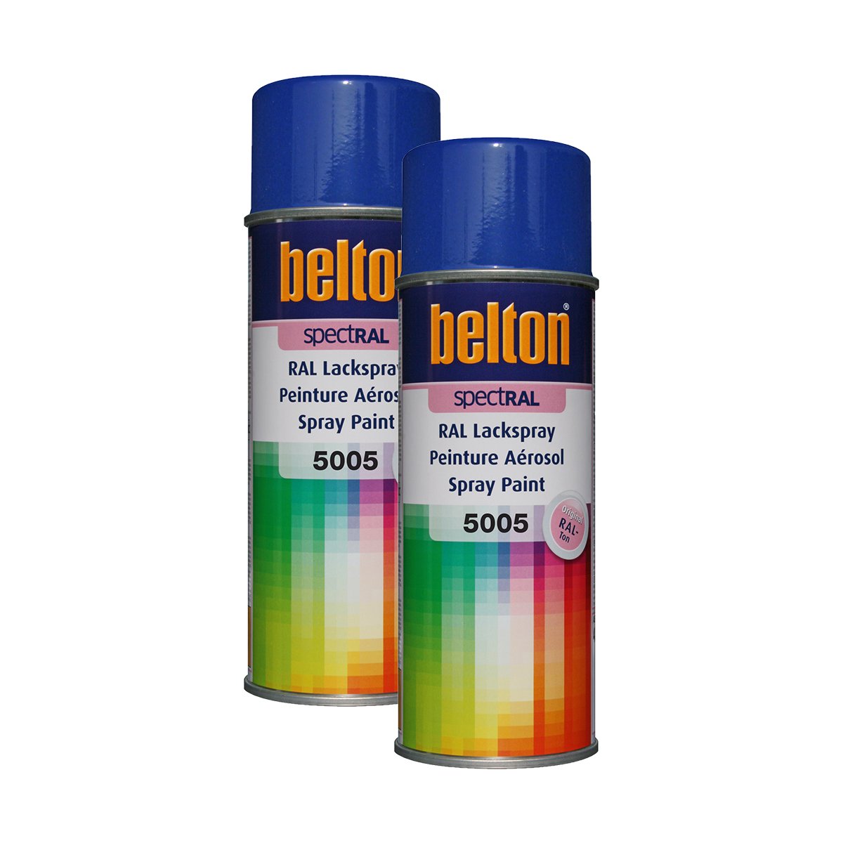 Kwasny 2X 324 206 Belton Spectral Lackspray RAL 5005 signalblau Hochglanz 400ml von Kwasny