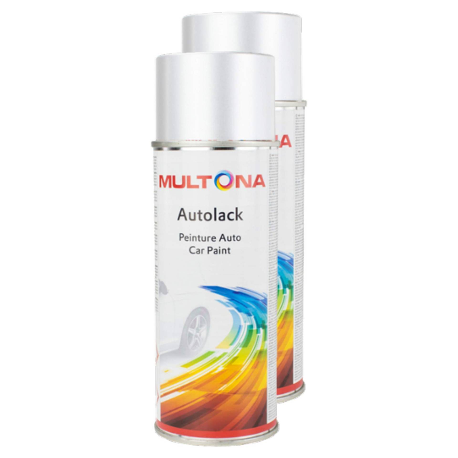 Kwasny 2X Multona 2S-Klarlack Autolack Spraylack Lackspray Spray Lack 400 Ml von Kwasny