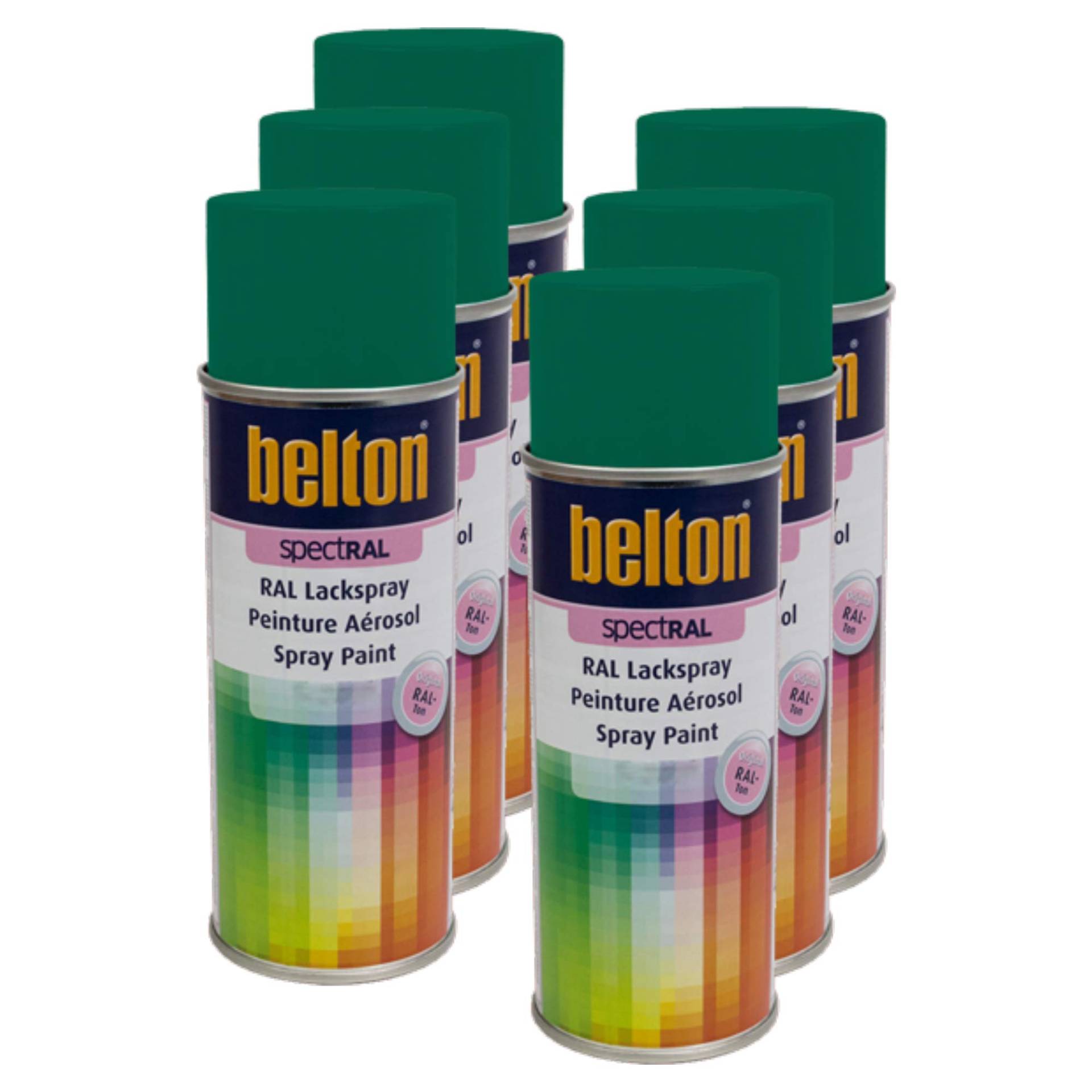 Kwasny 6X Belton Spectral RAL Lackspray Lack Spray Spraylack Türkisgrün Hochglanz RAL 6016 400 Ml von Kwasny