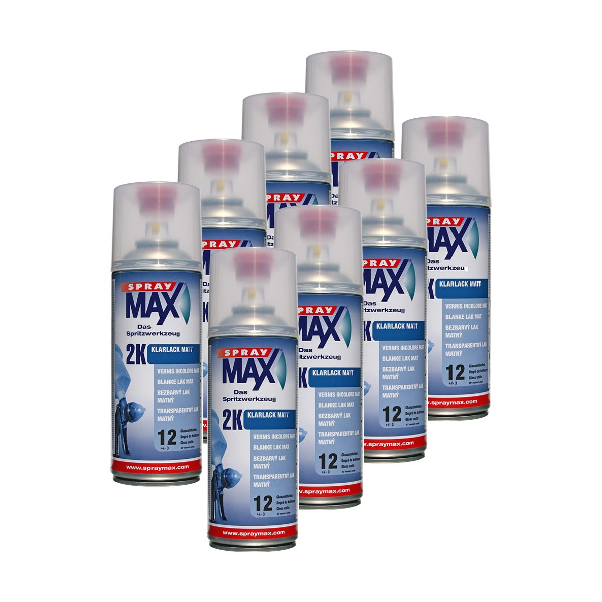 Kwasny 8X 680 065 SPRAYMAX 2K Klarlack transparent matt Versiegelung 400ml von Kwasny