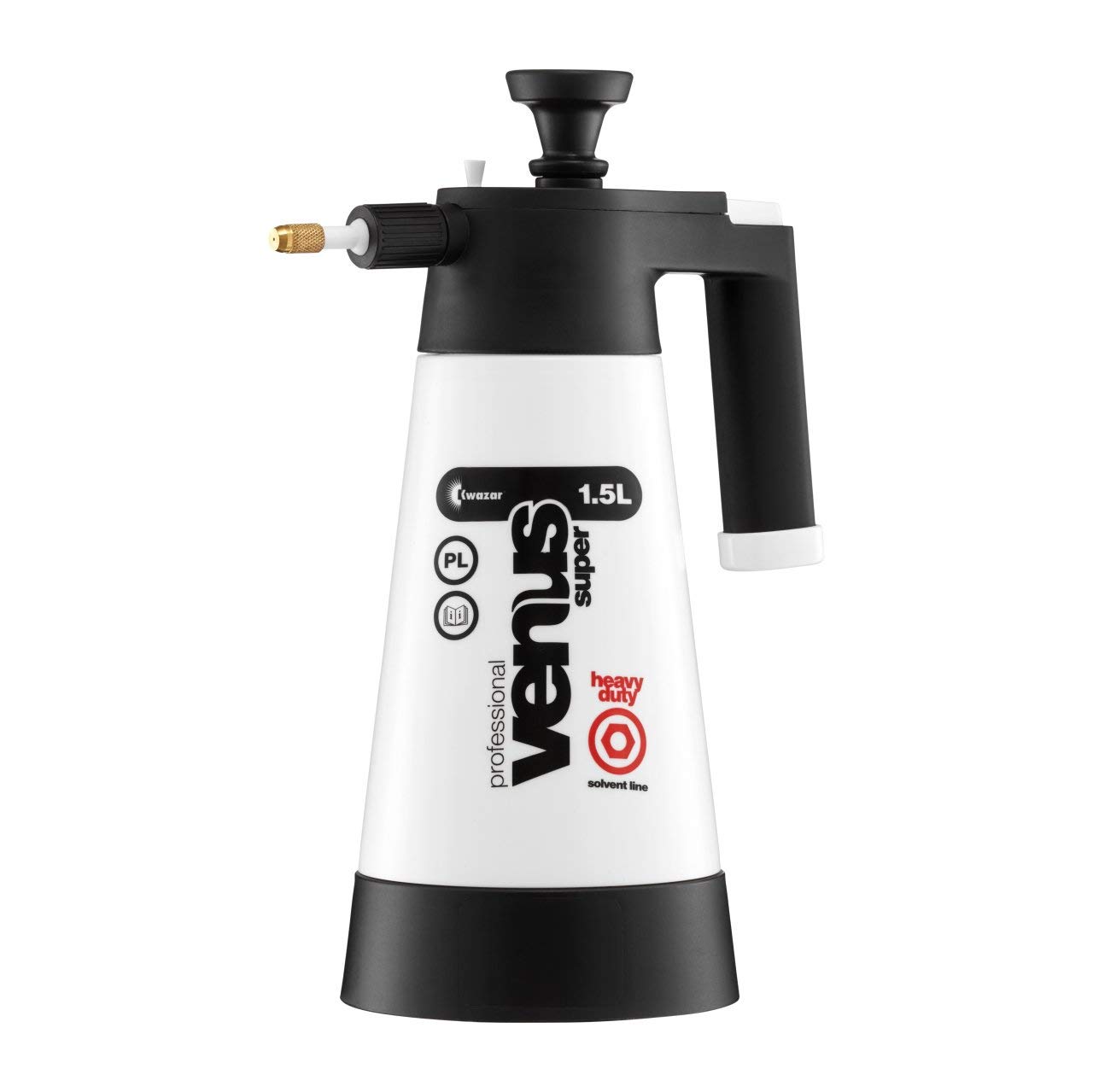 Kwazar Black Venus Super 360 Pro+ HD Solvent Handpomp Sprayer 1500 ml von Kwazar