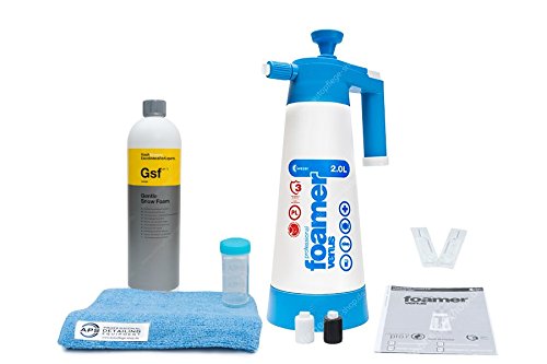 Kwazar Venus Super Foamer V3 Schaumprüher 2L + Koch Chemie Gentle Snow Foam 1L + Zubehör von Kwazar