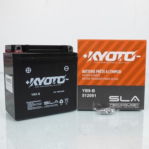 Kyoto - Accu per moto Aprilia 125 RS Pista 2006 – 2014 Y9B-B / 12 V 9 Ah von Kyoto