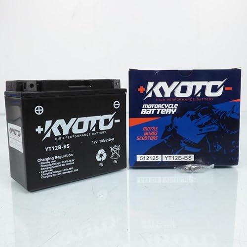 Kyoto - Accu per moto Ducati 1262 X Diavel S 2016-2018, YT12B-BS SLA / 12 V 10 Ah von Kyoto