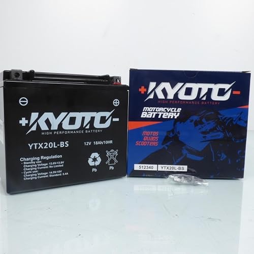 sla kyoto batterie für quad kymco 700 mxu i 2013 bis 2019 ytx20l-bs sla / 12v 18ah neu von Kyoto