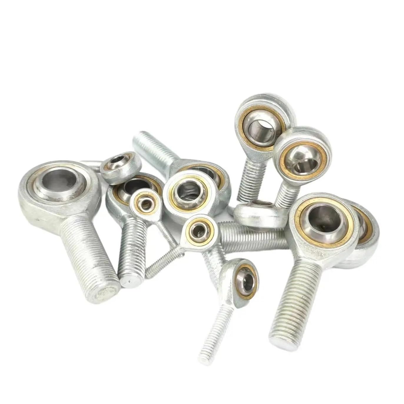 Left Hand/Right Hand Thread Fit Size 3/4/5/6/8/10/12mm Thread M3 M4 M5 M6 M8 M10 M12 Male Bearing Steel Rod End Joint Bearing LABDIP(8mm M8x1.25,Left Hand Thread) von LABDIP