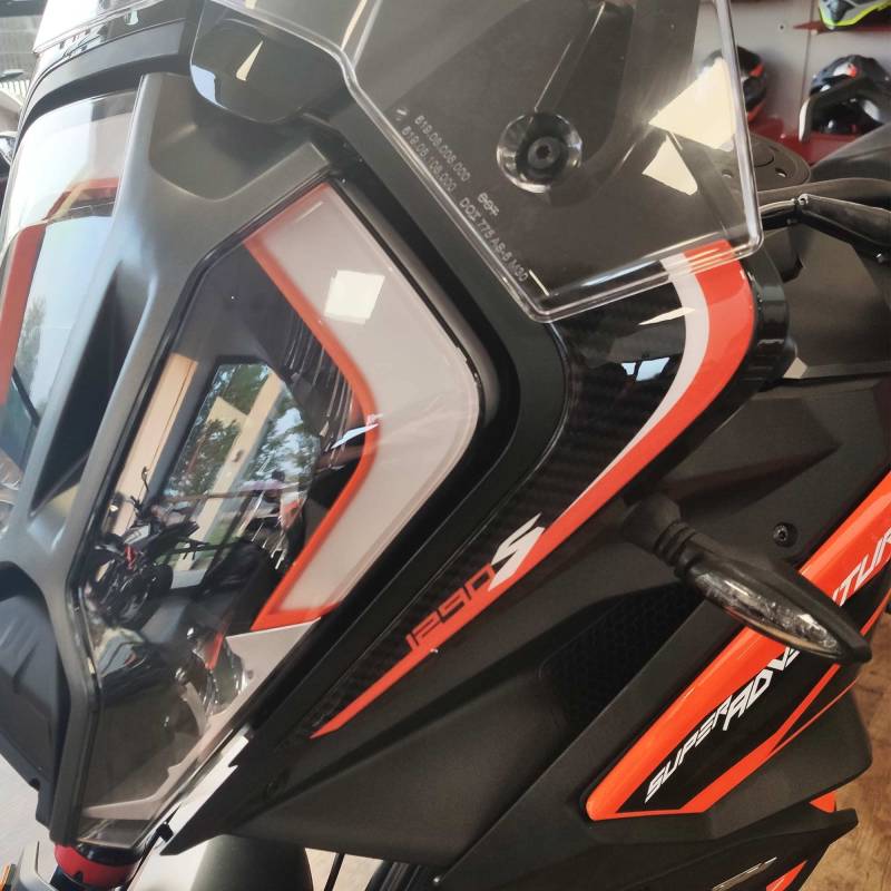 labelbike - 3D Harz Motorrad Aufkleber Dekorationen und Frontschutz kompatibel mit KTM 1290 Super Adventure S 2021-2022 von LABELBIKE