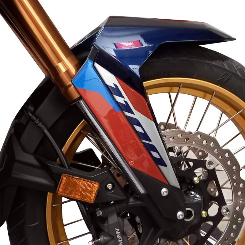 labelbike - 3D Aufkleber für Motorrad-Gabelschutz Dekorationen und Schutz kompatibel mit Honda Africa Twin ADV 2024 von LABELBIKE