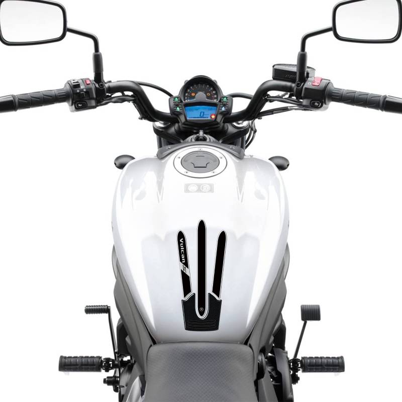 labelbike - Tankpad aus Kunstharz, 3D-Schutz für Motorrad-Tank, kompatibel mit Kawasaki Vulcan S von LABELBIKE