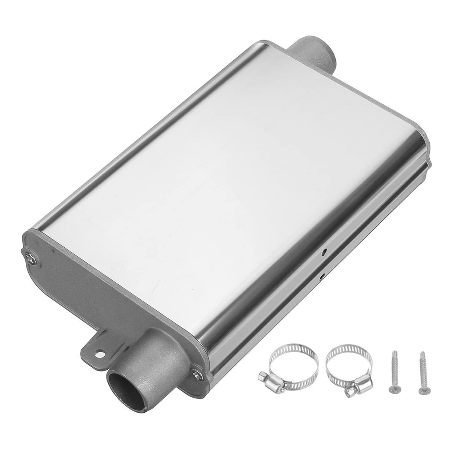 LABOIUF 24 mm Diesel Standheizung Auspuff Schalldämpfer W/Klemmen Aluminium passend for Eberspacher Diesel Standheizung Heizungsteile und Zubehör(1xUpgraded Version) von LABOIUF