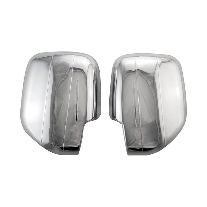 LABOIUF Fit for Toyota Fit for Land Cruiser 100 FJ100 1998-2007 Seitentür Rückspiegelkappenabdeckung for LED-Lampe Chrom ABS Car Styling Rückspiegel(Without Light) von LABOIUF