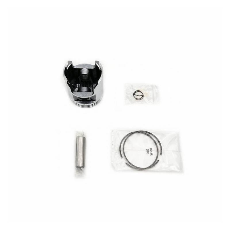 LABOIUF Motorrad-Motorteile Kolbenring-Kit 64mm Bohrung 16mm Kolbenstift Fit for Suzuki 2 Hub 185cc TS185 TS 185. Kolben und Ringe von LABOIUF