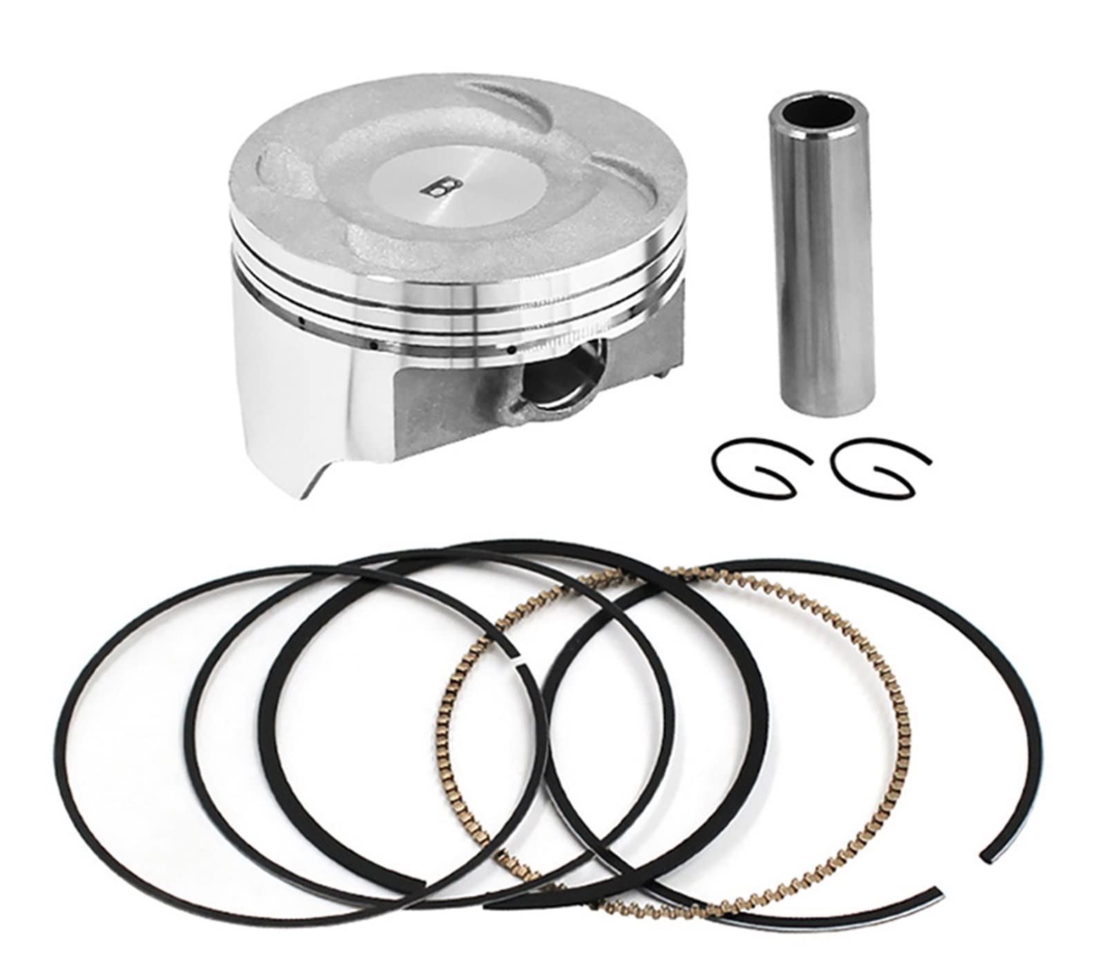 LABOIUF Motorradanordnungsteil. STD 7. 8mm Kolbenring-Kit passen for KAWASAKI KLX300 1997-2006 KLX 300 Kolben und Ringe(Piston Rings Kit) von LABOIUF