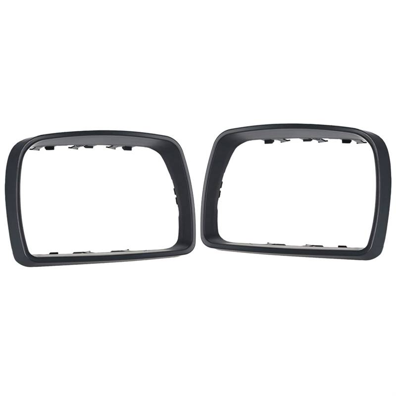 LABOIUF Türseitenspiegelrahmen-Zierring passend for BMW E53 X5 3.0d 3.0i 4.4i 1999–2006 Außenspiegelhalter Rückspiegel-Zierringgehäuse Rückspiegel(Pair) von LABOIUF