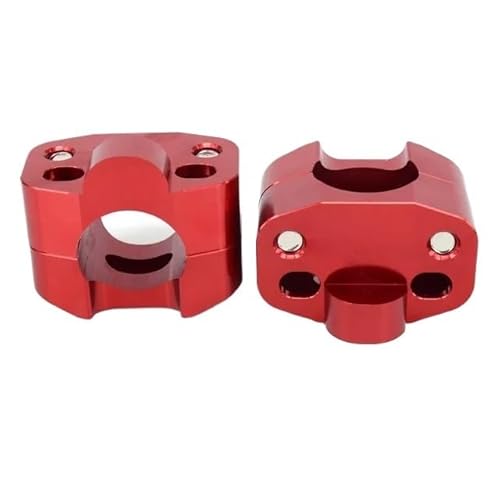 Lenkererhöhung Halterungen und Schrauben Lenkeradapter Lenkerhalterung Riser Clamp 7/8" bis 1 1/8 28mm Aluminium Motorrad Motorrad-Lenkerklemmerhöhung von LABUNE