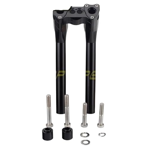 Lenkererhöhung Motorrad-Aluminium-Lenker-Riser-Kit Pullback-Klemme für Ha&rley für Bobber für Dyna für Low für Reiter für Straße für Fat für Bob für FXD Motorrad-Lenkerklemmerhöhung von LABUNE