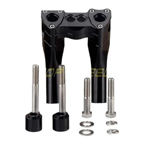 Lenkererhöhung Motorrad-Aluminium-Lenker-Riser-Kit Pullback-Klemme für Ha&rley für Bobber für Dyna für Low für Reiter für Straße für Fat für Bob für FXD Motorrad-Lenkerklemmerhöhung von LABUNE