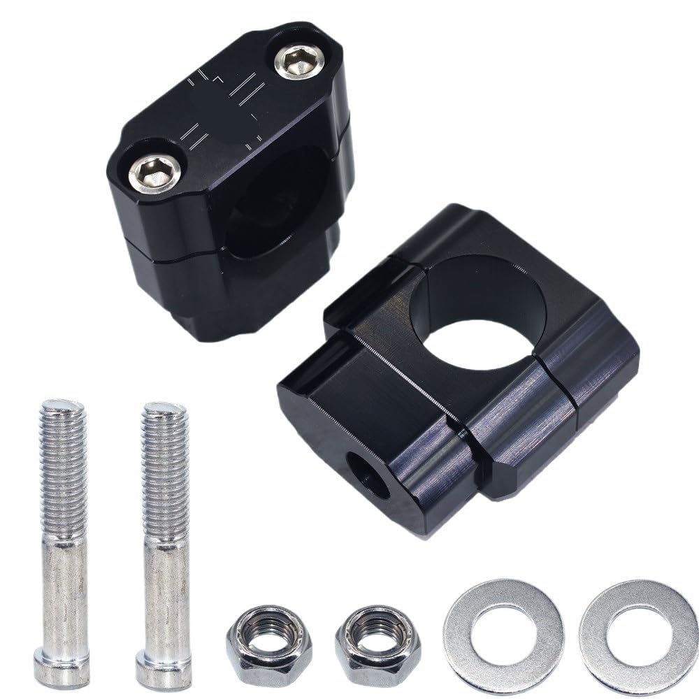 Lenkererhöhung Motorrad Lenker Bar Mount Clamp Riser Adapter Für Schmutz Für Pit Für Fahrrad Motocross Zubehör Motorrad-Lenkerklemmerhöhung von LABUNE