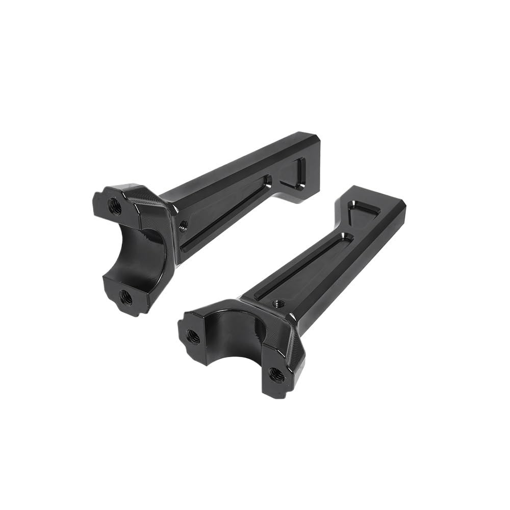 Lenkererhöhung Motorrad Schwarz CNC Hohe Riser Lenker Riser Clamp Bar Halterung Für Ha&rley Für Pan Amerika 1250 RA1250 2021 2022 Motorrad-Lenkerklemmerhöhung von LABUNE