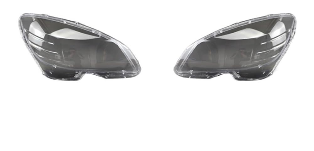 Objektiv Scheinwerferglas Auto Front Scheinwerfer Abckung Auto Scheinwerfer Für Benz Für C-Klasse Für W204 2007-2010 Kopf Lampe Abckungen Glas Objektiv Shell Cap Scheinwerfergehäuse Shell von LABUNE