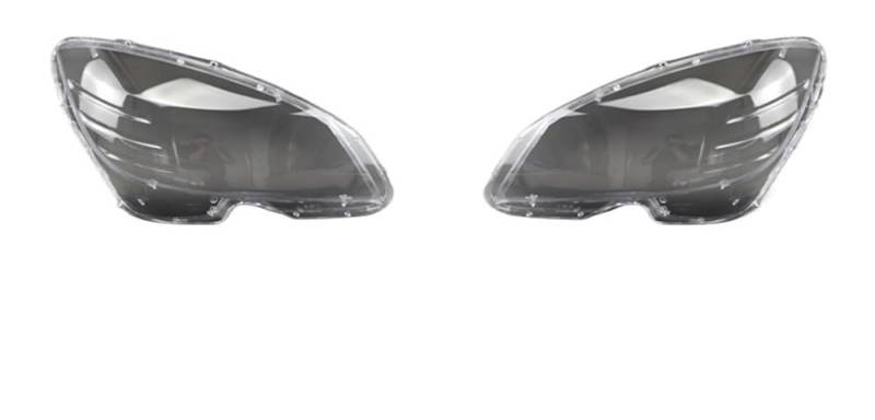 Objektiv Scheinwerferglas Auto Front Scheinwerfer Abckung Auto Scheinwerfer Für Benz Für C-Klasse Für W204 2007-2010 Kopf Lampe Abckungen Glas Objektiv Shell Cap Scheinwerfergehäuse Shell von LABUNE