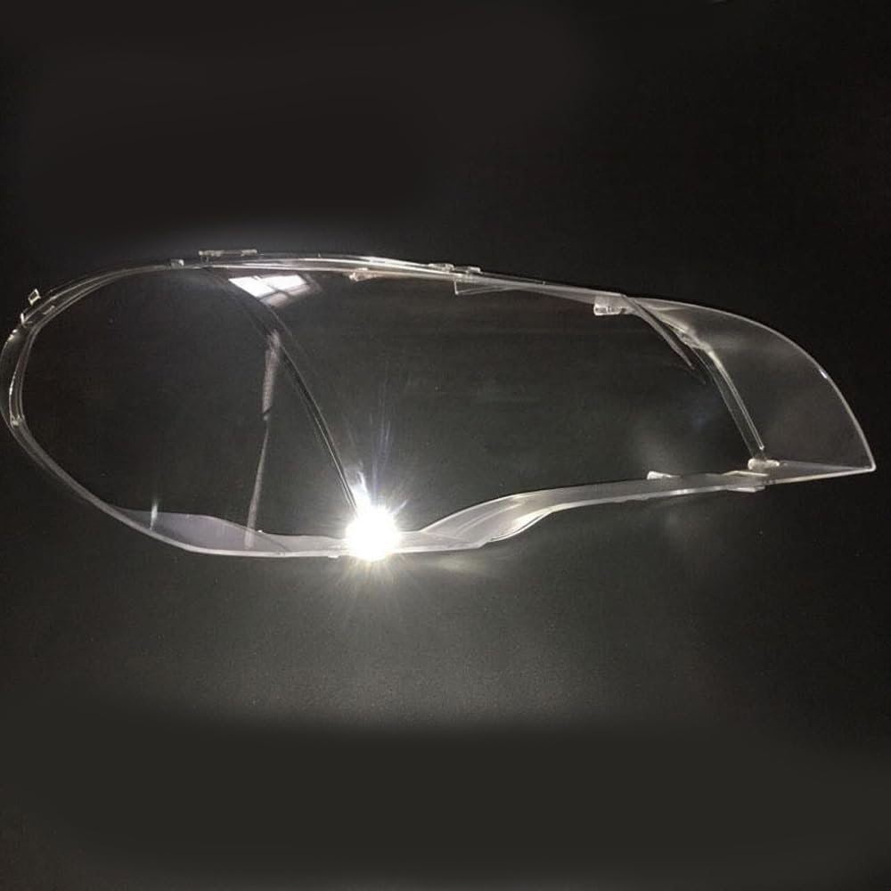 Objektiv Scheinwerferglas Für X5 Für E70 2007-2013 Auto Front Scheinwerfer Abdeckung Objektiv Glas Scheinwerfer Lampenschirm Lampe Shell Scheinwerfergehäuse Shell von LABUNE