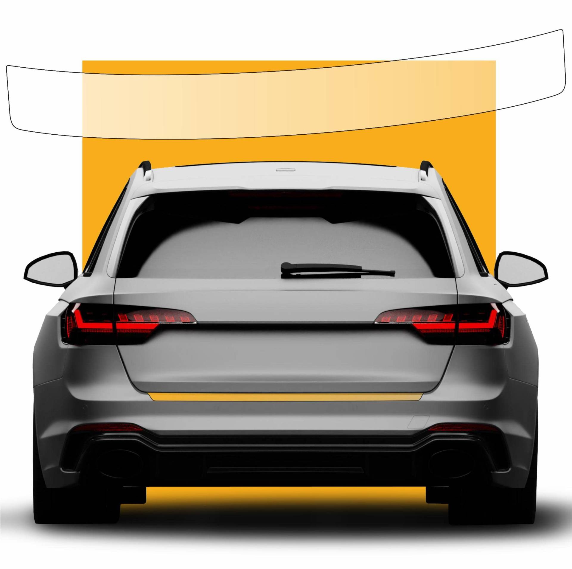 Lackschutzfolie passend für Opel Astra K Sportstourer/Kombi (ab 2015) - Passform Kantenschutz als Selbstklebender Ladekantenschutz (Autofolie und Schutzfolie) transparent 150µm von LACKSCHUTZSHOP