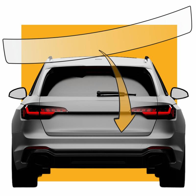 Lackschutzshop - Lackschutzfolie passend für VW Arteon Shootingbrake (Typ 3H ab BJ 12/2020) Ladekantenschutz Stoßstangenschutz, selbstklebend transparent von LACKSCHUTZSHOP