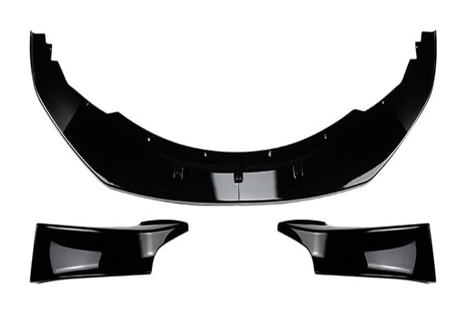 Frontstoßstange Spoiler Für B&MW 1 Serie F20 F21 Style Canard Cover Trim Splitter Frontstoßstange Lip Spoiler Auto Frontstoßstange Splitter 2012 Bis 2014(1 Set Gloss Black) von LADPZJNW