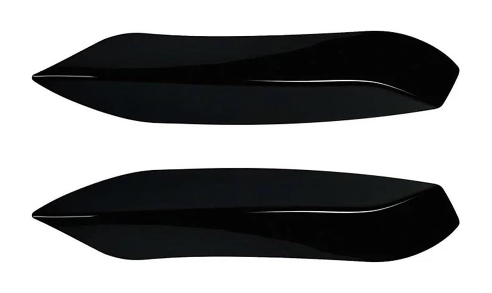 Frontstoßstange Spoiler Für B&MW 3 4 Serie M3 M4 F80 F81 F82 F83 2013-2018 Auto Frontstoßstange Lip Spoiler Splitter Stoßstange Canard Lip Splitter Body Kit(Gloss Black D) von LADPZJNW