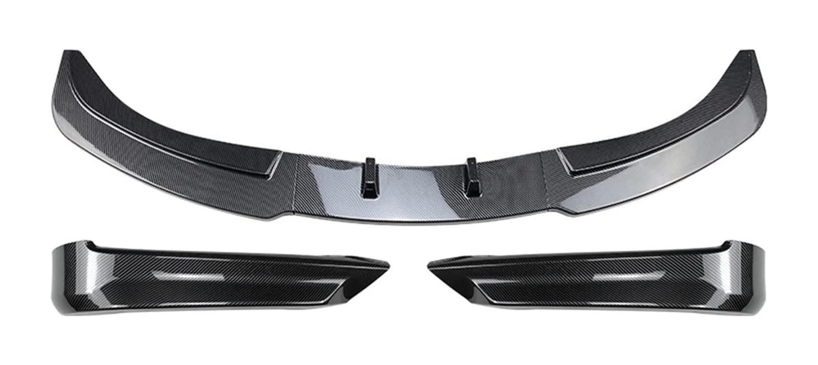 Frontstoßstange Spoiler Für B&MW 3er E90 E91 2005–2008 Frontstoßstangen-Splitter Lippendiffusor Spoilerschutz Schutzabdeckung Deflektorlippe Body-Kits 5 Stück(One Set Carbon Look) von LADPZJNW