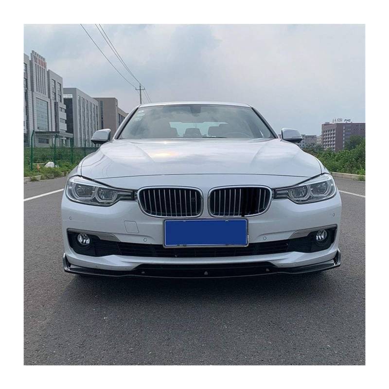 Frontstoßstange Spoiler Für B&MW 3er F30 F35 2013–2019 Frontstoßstangenlippe Kinnspoiler Kohlefaser-Look Frontdiffusor Diffusor Mattschwarz(B) von LADPZJNW