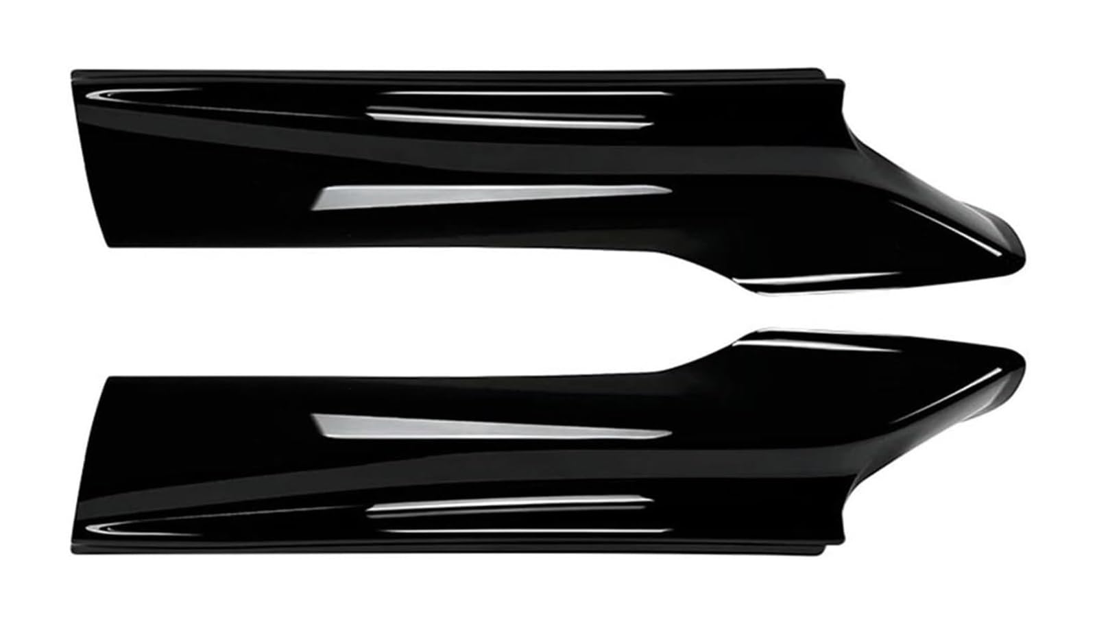 Frontstoßstange Spoiler Für B&MW 5 Series F10 F11 Sport 2011–2017 Auto-Frontsplitter-Lippenspoiler Eckverkleidung Splitter-Spoiler Auto-Frontspoiler 1 Paar(Glossy Black) von LADPZJNW