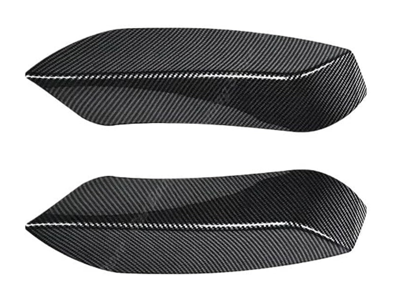 Frontstoßstange Spoiler Für B&MW F80 M3 F82 F83 M4 2014-2020 Frontschürze Lip Spoiler Seite Splitter Grill Trim Wind Messer Schutz BodyKits Frontspoiler(2PCS UP Carbon Look) von LADPZJNW