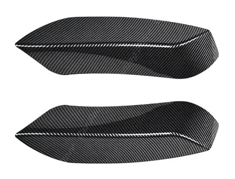 Frontstoßstange Spoiler Für B&MW F80 M3 F82 F83 M4 2014-2020 Frontschürze Lip Spoiler Seite Splitter Grill Trim Wind Messer Schutz BodyKits Frontspoiler(2PCS UP Carbon Look) von LADPZJNW