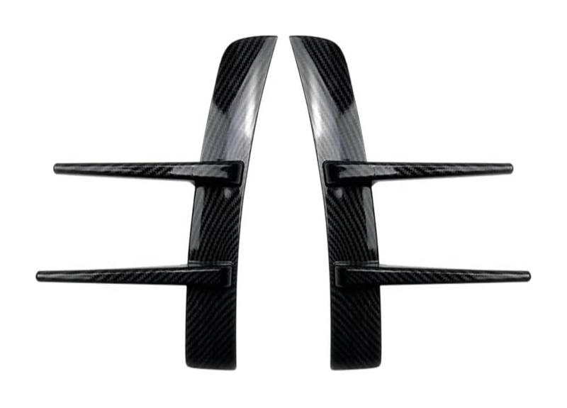 Frontstoßstange Spoiler Für B&enz A180 A200 A220 W177 Auto-Seitenschlitz-Zierspoiler Canards-Splitter-Zubehör 2 Stück Frontstoßstangen-Lippen-Frontspoiler(Carbon Fiber) von LADPZJNW