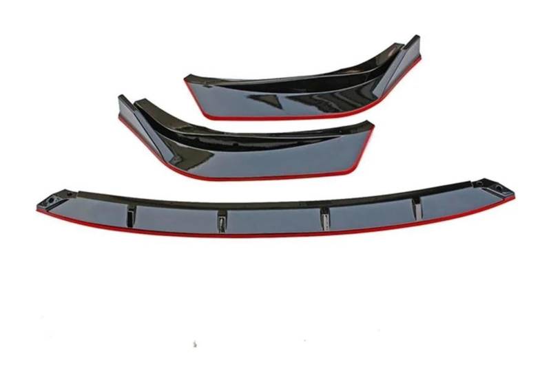 Frontstoßstange Spoiler Für IS250 IS350 IS300 F Für Sport 2014-2016 Auto Vorderen Stoßfänger Unteren Kinn Lip Spoiler Seite Splitter Körper Kits Wachen Deflektor(Black Red) von LADPZJNW