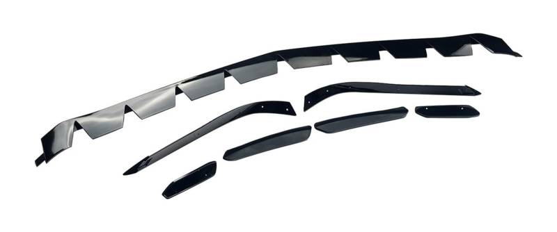 Frontstoßstange Spoiler Für M&ercedes Für B&enz A Klasse W177 V177 A180 A200 A250 Sport Limousine 2019 UP Canard Trim Vordere Stoßstange Lip Chin Spoiler Splitter Heckspoiler von LADPZJNW